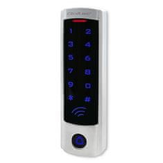 Qoltec Kombinovaný zámek DIONE se čtečkou RFID | kód | karta | kroužek na klíče | IP68 | EM | slim