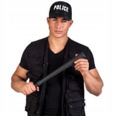 Korbi Policejní obušek, halloweenská pomůcka, černá hračka, 50 cm