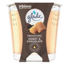 Glade Glade, Honey & Chocolate, vonná svíčka, 129g