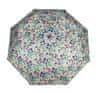Perletti Dámský skládací deštník manuální "Květiny abstraktní malba", fialová