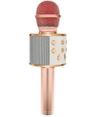 WSTER  WS 858 Karaoke bluetooth mikrofon růžová
