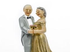 PartyDeco Dortová figurka 50 výročí svatby