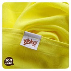 XKKO BMB Bambusová plenka Colours 70x70 - MIX Lime, Lemon, Orange (3ks)