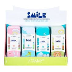 Vitammy SMILE dětská sonický kartáček - displej, 8 ks