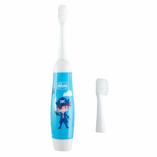 Chicco Elektrický zubní kartáček, modrá, od 3r +