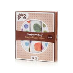 XKKO BMB Digi - Watercolour Polka Dots MIX 3ks, Bambusové pleny, 70x70