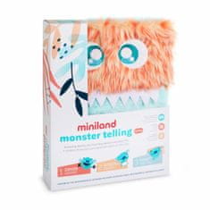 Miniland Baby Monster Telling, Vzdělávací knížka - denní aktivity, 12m - 3roky