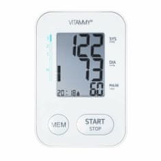 Vitammy NEXT 4+ Ramenní tlakoměr s měřením při nafukování manžety a AC adaptérem