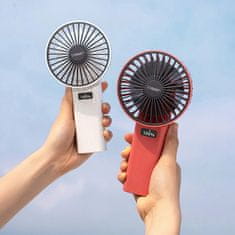 Vitammy Dream Roto fan, USB mini stolní ventilátor s otočnou základnou, červená