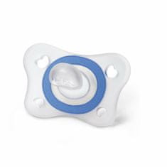 Chicco Physio Forma Mini Soft zklidňující dudlíky, 2ks, modrá/transparentní, 2-6m
