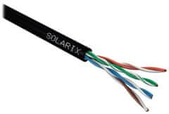 Solarix instalační kabel CAT5E UTP PE Fca 100m/box