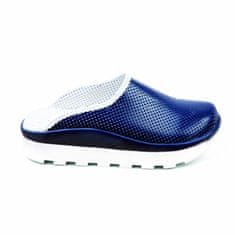 Carine LUX SABO, Profesionální lékařská obuv s perforací NT 052, bílá/modrá, vel. S 36