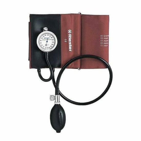 Novama RIESTER SFIGMOTENSIOFONE - VELCRO, Lékařský hodinkový tlakoměr s manžetou, 24 - 32cm