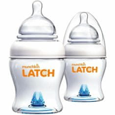 Munchkin LATCH, Set Kojeneckých lahví s antikolikovým ventilem, 120ml, od 0m+, 2ks