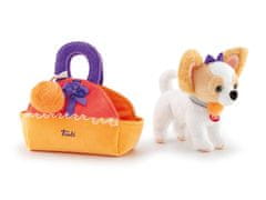 Trudi PETS - Módní taška s mazlíčkem, oranžovo žlutá s volánkem, 0m+