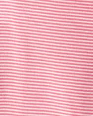 Carter's Set 3dílný polodupačky, tričko dl. rukáv zavinovací, čepice Pink Flower dívka LBB PRE, vel.