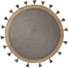 Flair Kusový koberec Lunara Grey kruh – na ven i na doma 150x150 (průměr) kruh