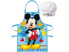 Kids Euroswan Dětská zástěra s kuchařskou čepicí Mickey Mouse