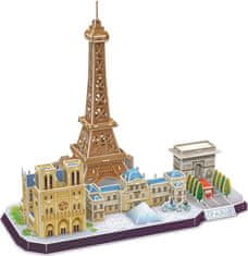 CubicFun  3D puzzle CityLine panorama: Paříž 114 dílků