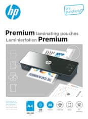 HP Laminovací fólie Premium A4 proděrované 125 Micron, 25 ks