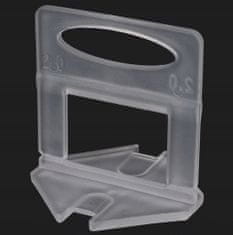 Korbi Sistem za izravnavo ploščic, sponke 1 mm, 100 kosov