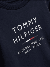 Tommy Hilfiger Tmavě modrá klučičí mikina Tommy Hilfiger 122