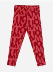 Tommy Hilfiger Červené holčičí vzorované legíny Tommy Hilfiger 74