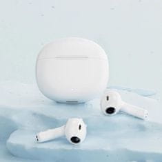 - T20 AilyPods bezdrátová sluchátka s dobíjecím boxem,Bluetooth 5.3,bílá
