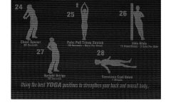 Iso Trade Fitness podložka na jógu s cvičebním plánem