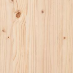 Greatstore Truhlík s policí 82,5 x 34,5 x 81 cm masivní borové dřevo