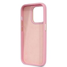 Guess GUHCP14LHGCRHP hard silikonové pouzdro iPhone 14 PRO 6.1" pink Croco Collection