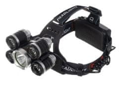 Trizand Čelovka LED ZOOM 5 x LED T6 CREE ISO 16144