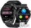 Giewont Smartwatch Giewont GW450-2 Black + Black Leather Strap