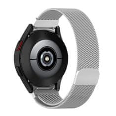 Tech-protect Řemínek Milaneseband ”2” Samsung Galaxy Watch 4 / 5 / 5 Pro / 6 Silver