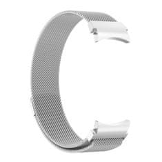 Tech-protect Řemínek Milaneseband ”2” Samsung Galaxy Watch 4 / 5 / 5 Pro / 6 Silver
