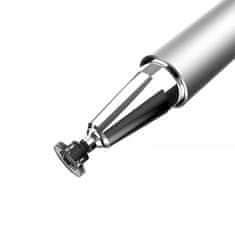 Tech-protect Dotykové/Kapacitní Pero Charm Stylus Pen White/Silver