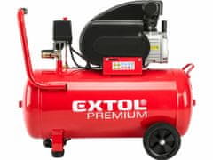 Extol Premium Kompresor olejový, příkon 1,8kW, nádoba 50l, Max. 8bar