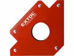 Extol Premium Úhelník magnetický pro svařování, 45-90-135st., síla magnetu 34kg