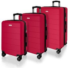 AVANCEA® Sada cestovních kufrů AVANCEA DE2966 Dark red SML