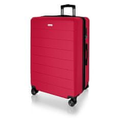AVANCEA® Cestovní kufr DE2966 tmavě červený L 76x50x33 cm