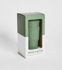 Neon Kactus , Termohrnek s dvojitou stěnou, 450 ml | zelený