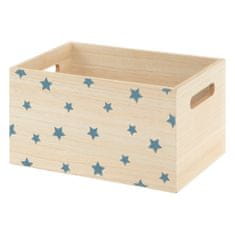 Atmosphera Atmosphera Dřevěné boxy na hračky hvězdy 3 ks 26x36x18 cm
