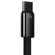 BASEUS Tungsten kabel USB / USB-C 100W 2m, černý