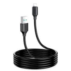 Joyroom Fast Charging kabel USB / Lightning 2.4A 2m, černý
