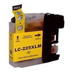 Inksys Brother LC-225XLY - kompatibilní žlutá cartridge