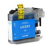 Inksys Brother LC-223C - kompatibilní modrá cartridge