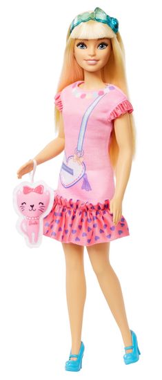Mattel Barbie Moje První Barbie panenka - Blondýnka s kotětem HLL18