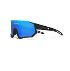 Cyklistické brýle Ls910 Černá, Sklo Nebeská Modrá C05