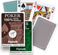 Piatnik  Plastic Poker Single - Plastové hrací karty