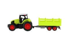 Teddies Traktor RC s vlekem 38 cm